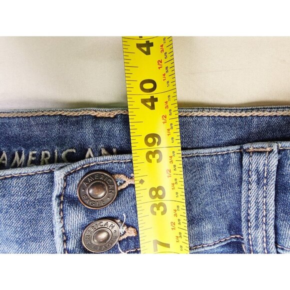 American Eagle Outfitters Size 4 Regular Womens 30" Inseam Super High Rise Flare - Picture 13 of 13